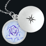 Something New Something Blue Wedding Day Locket<br><div class="desc">A perfect gift for the bride to wear on her wedding day. There is space in the center to add the date if you want to. This is a gorgeous piece of sterling silver jewelry. There are also matching nail wraps for the bride to wear or to give her bridesmaids...</div>