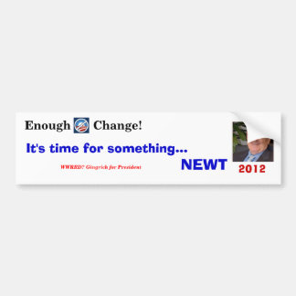 Something NEWT Bumper Sticker