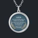 Something Old and Blue Bridesmaid ornament royal Silver Plated Necklace<br><div class="desc">Something Old and Blue Bridesmaid Gift . You are welcome to visit my store for more beautiful products.</div>