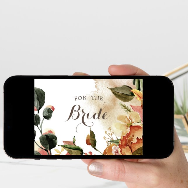 something old new borrowed and blue bride card (Front Digital)