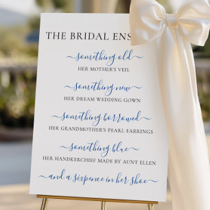 Something Old Something New, Bridal Shower Foam Board