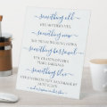 Something Old Something New, Bridal Shower Pedestal Sign | Zazzle