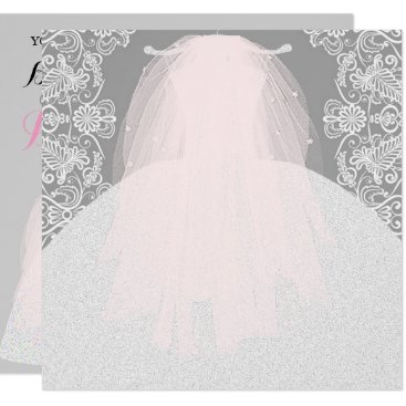 Something Pink Here Comes The Bride Party Card Something Pink Here Comes The Bride Party Card