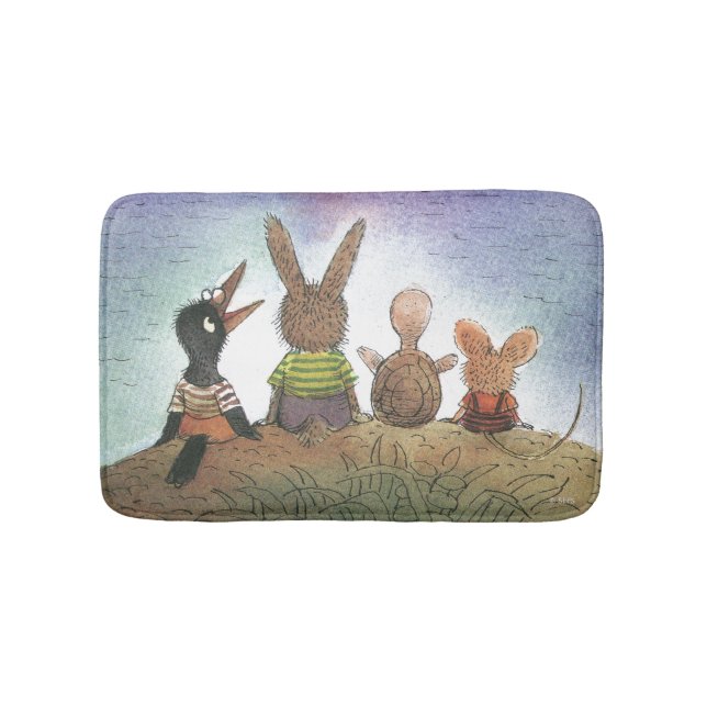 Something Red Bathroom Mat (Front)