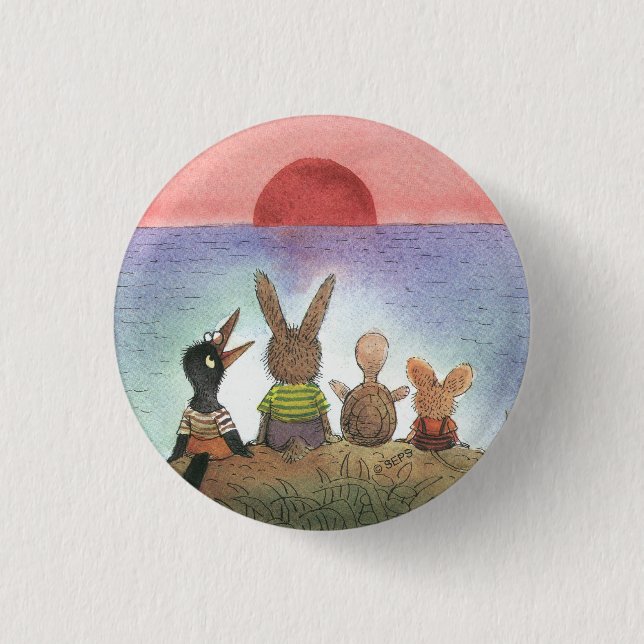 Something Red Pinback Button (Front)