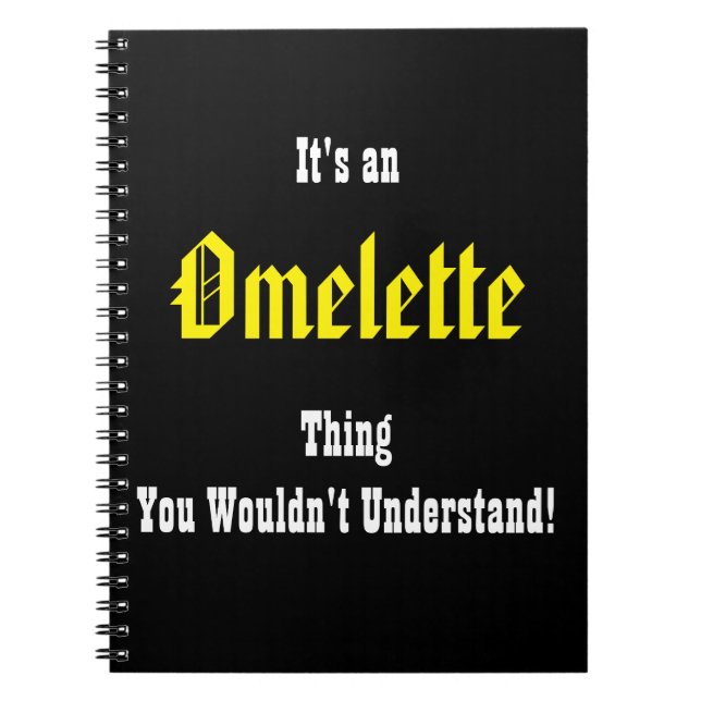 Something Rotten Omelette Journal (Front)