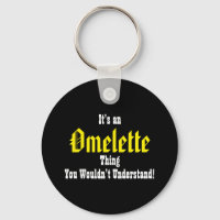 Something Rotten Omelette Keychain