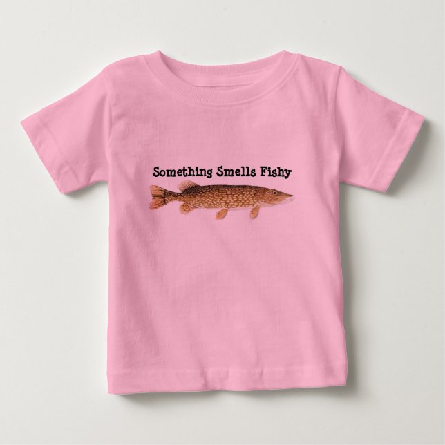 Something Smells Fishy Apparel Baby T-Shirt (Front)