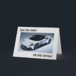 **SOMETHING SPORTY** FOR YOUR **BIRTHDAY** CARD<br><div class="desc">**SPORTS CAR STYLE** BIRTHDAY WISHES TO THAT CLASSIC GUY IN YOUR LIFE!!!! THANKS FOR STOPPING BY 1 OF MY 8 STORES!!!</div>