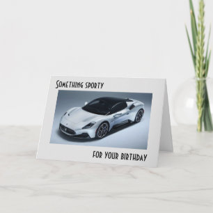 **SOMETHING SPORTY** FOR YOUR **BIRTHDAY** CARD