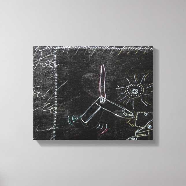 Something Strange on this Black Canvas 1 Print (Front)