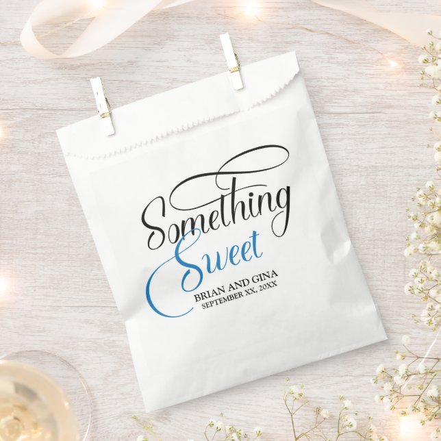 Something Sweet Personalized Favor Bag (Clipped)