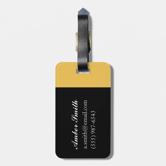 Something to Crow About Luggage Tag (Back Vertical)