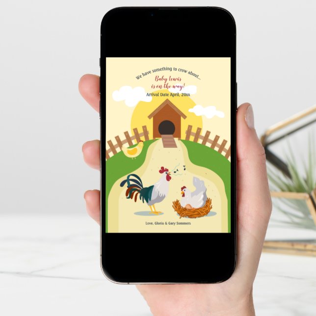 Something to Crow About Pregnancy Announcement (Front Digital)