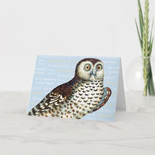 Something To Hoot About Holiday Card