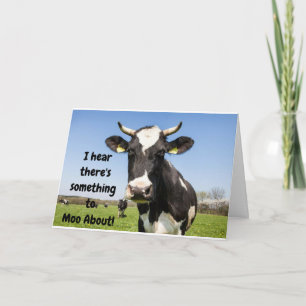 SOMETHING TO "MOO ABOUT" ***21st*** BIRTHDAY Card