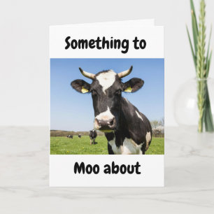 SOMETHING TO *MOO ABOUT* GRANDSON ON BIRTHDAY  CARD