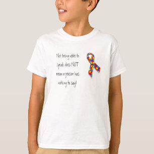 something to say - autism T-Shirt