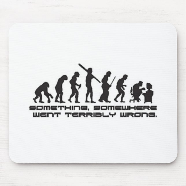 Something Went Wrong Mouse Pad (Front)