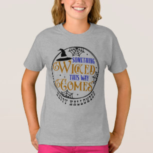 Something Wicked Comes Halloween Witch T-Shirt