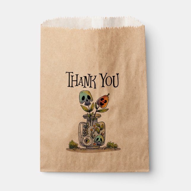 Something Wicked Halloween Party Favor Bag (Front)