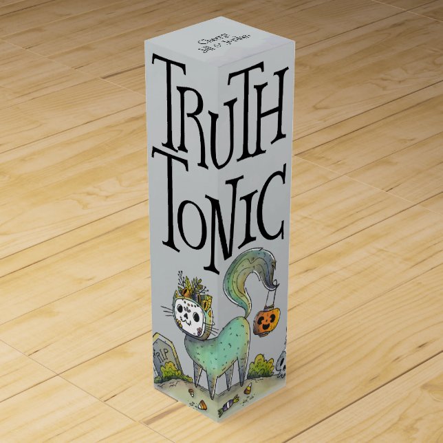 Something Wicked Halloween Party Wine Box (Front)