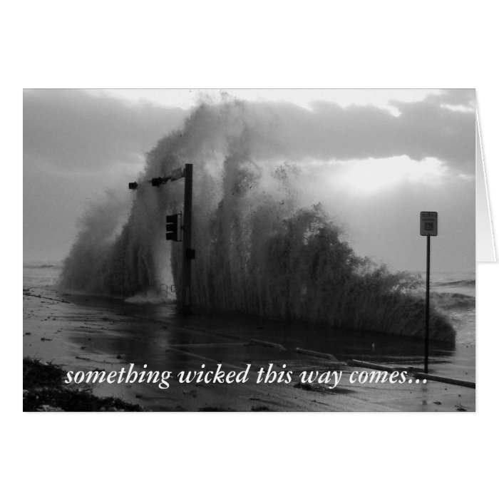 something wicked this way comegreeting card