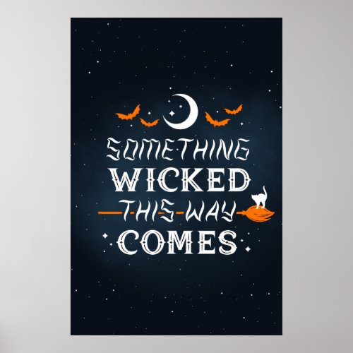 Something Wicked This Way Comes Poster 24x36