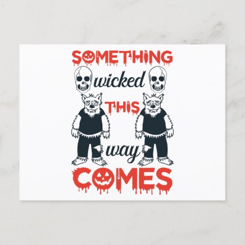 Something Wicked Way Comes Postcard