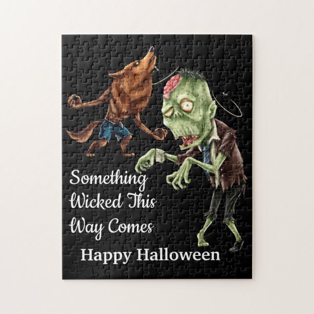 Something Wicket Halloween Jigsaw Puzzle (Vertical)