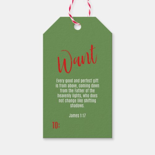 Something You Want Tag Bible Verse Tag