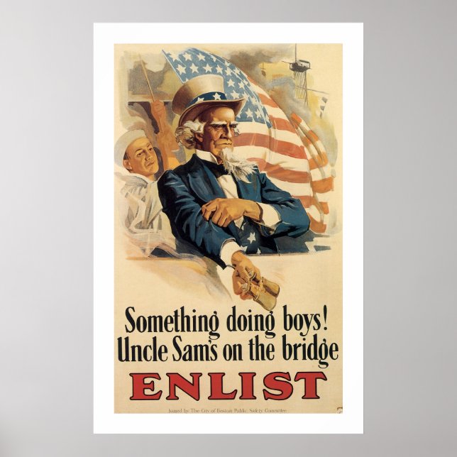 Somethings Doing Boys! Poster (Front)