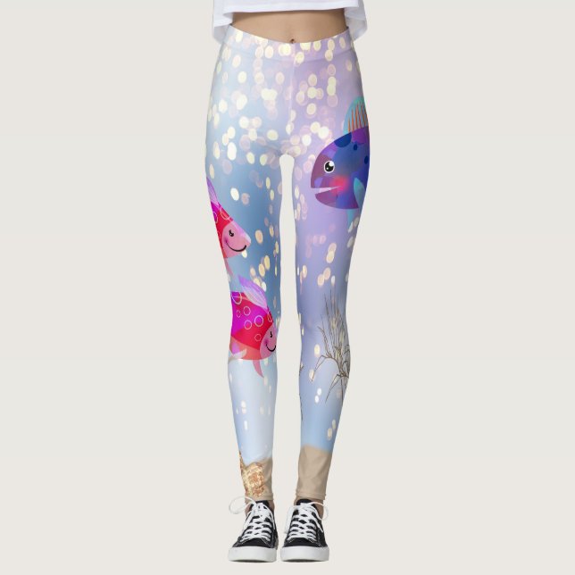 Something's Fishy Leggings (Front)