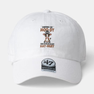 Sometimes I Get Moo-dy Hay-ngry Cow 47 Brand Hat