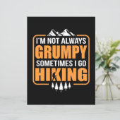 Sometimes I Go Hiking (Standing Front)