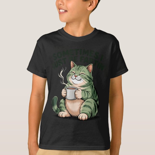 Sometimes I Just Be Fartin' Frog Humor Men Woman  T-Shirt (Front)