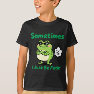 Sometimes I Just Be Farting Funny Vintage Frog Gra T-Shirt