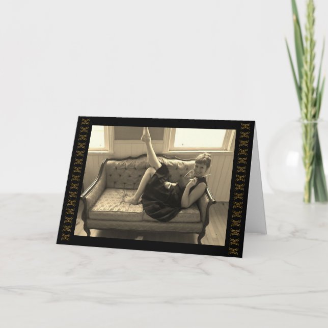 Sometimes I Pretend I'm Time Traveling Card (Front)