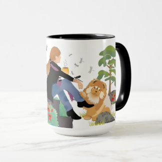 SOMETIMES I SITS AND THINKS Chow - choose style  Mug