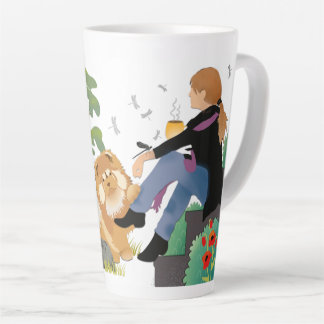 SOMETIMES I SITS AND THINKS - Chow-Latte Mug