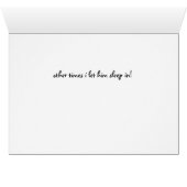 Sometimes i wake up grumpy... funny tiger card (Inside Horizontal (Bottom))