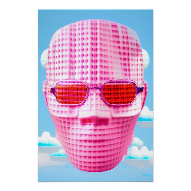 Sometimes It Just Falls Out of a Blue Sky Poster (Front)