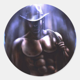 Sometimes It's Heaven - Cowboy Classic Round Sticker