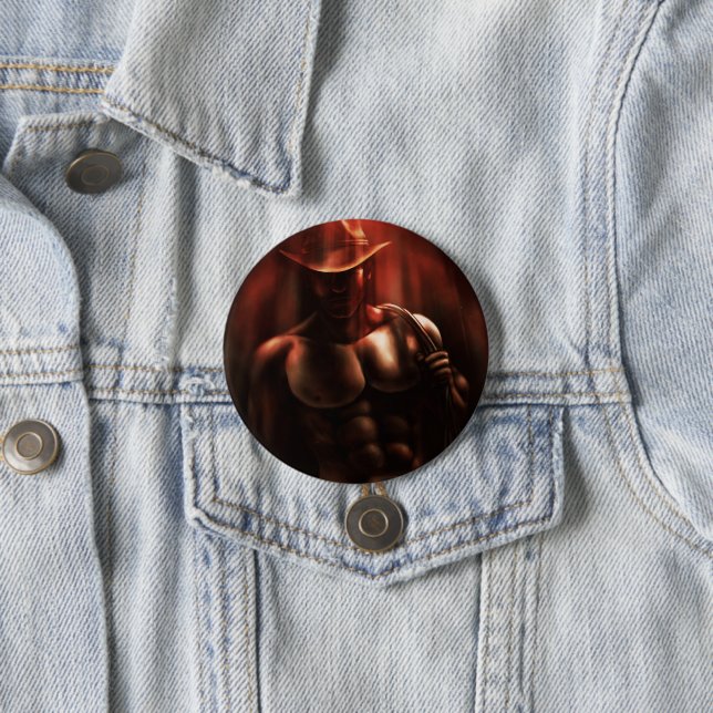 Sometimes It's Hell - Cowboy Button (In Situ)