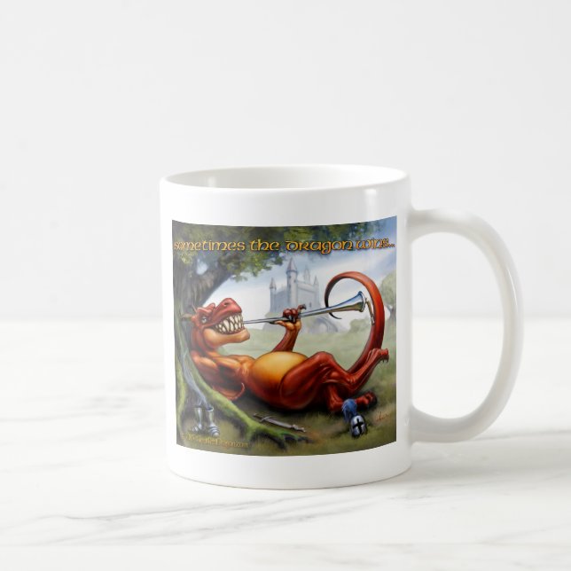 Sometimes the Dragon Wins Coffee Mug (Right)