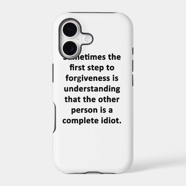 Sometimes the First Step Iphone Case (Back)