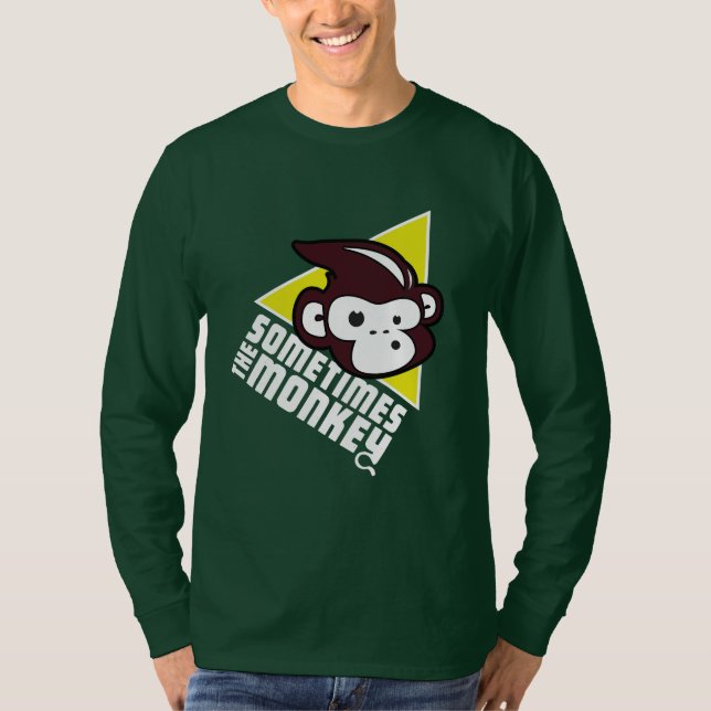 Sometimes the Monkey Men's Long Sleeve T-Shirt (Front)