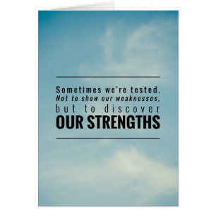 Sometimes We Are Tested Cards