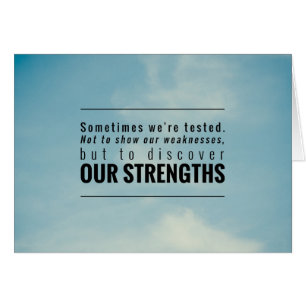 Sometimes We Are Tested Cards