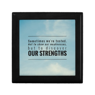 Sometimes We Are Tested Jewelry Box